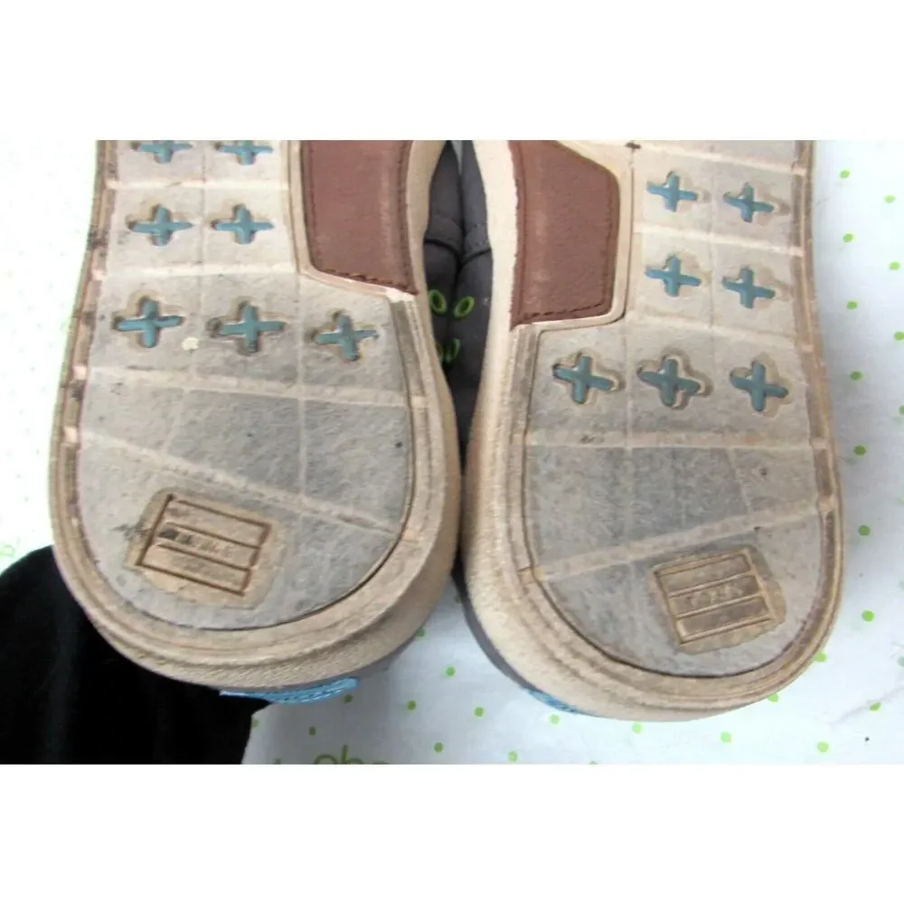 Tom's men's size 13 gray grey loafers sneakers comfort shoes